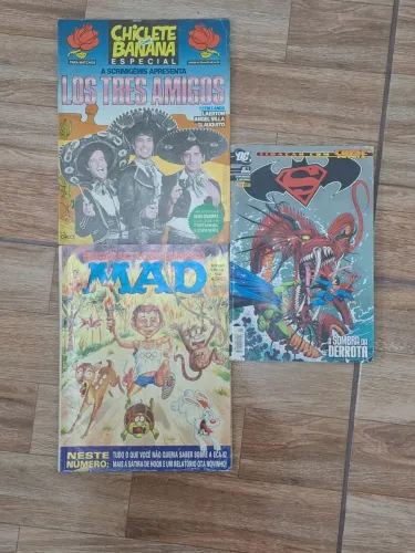 Revistas Mad, Chiclete com banana, Superman & Batman
