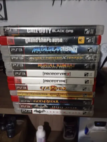 Lote de jogos de PlayStation 3