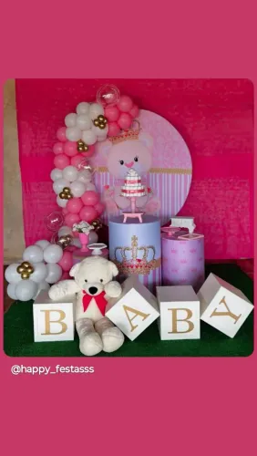 Tema Ursinha Princesa / Decoração Ursinha Princesa