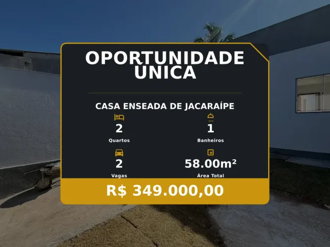 Casa com Quintal em Enseada de Jacaraípe Oportunidade Perto da Praia