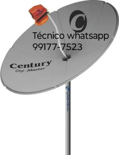 Antena parabólica instalação inclusa