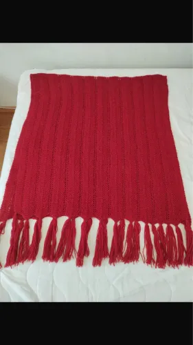MANTA DE TRICÔ: USO PESSOAL, CAMA, SOFÁ !!!