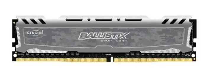 Memória RAM DDR4 de 8GB Crucial Ballistix Sport LT Gray 3000 mhz
