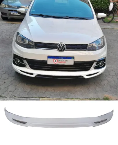 Saia frontal gol g6 pintado de branco - peça para tunar carro