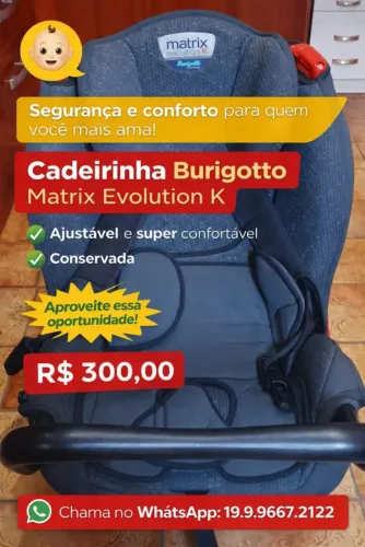 VENDO CADEIRINHA PARA CRIANÇA!