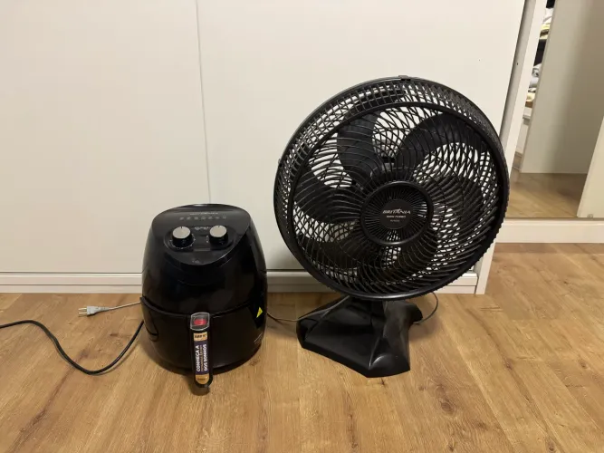 air fryer + ventilador