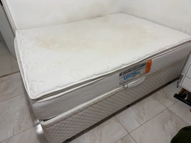 Cama de Casal Box + colchão