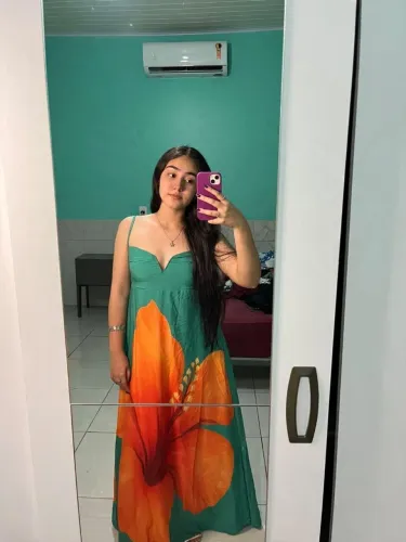 Vestido Longo Estampado 
