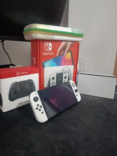 Nintendo Switch Oled Desbloqueado - 256gb + Acessórios