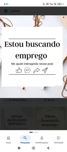 Estou disponível pra trabalhar em diárias ou quinzena semanal 