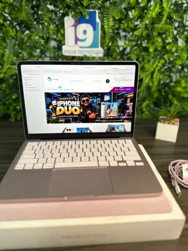 MacBook NEO Cor Blush Chip Apple A18 PRO 8GB 256GB SSD 100% saúde Garantia Apple
