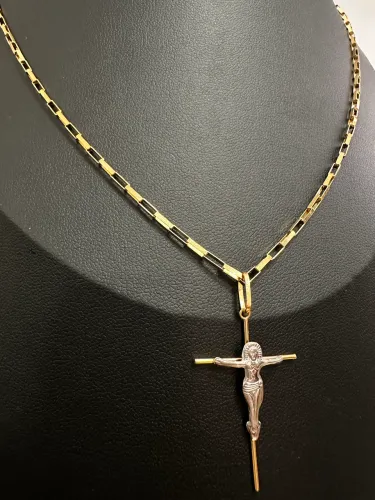 Corrente Maciça de ouro 6.16g 18k procedência garantia eterna