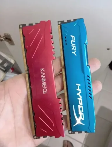 Memórias RAM 4gb DDR3 HyperX Fury + Kanmeiqi