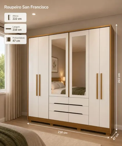 Guarda roupa casal