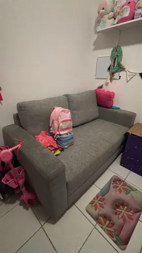 SOFÁ TOK STOK 2 LUGARES MUY CINZA MESCLA