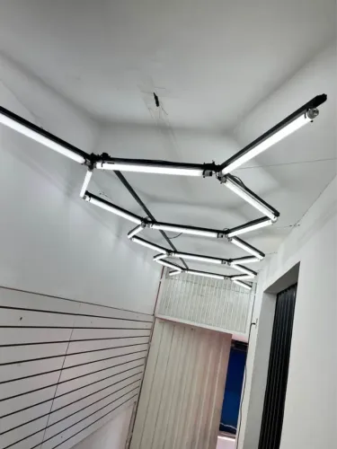 Luminária Lustre Hexagonal