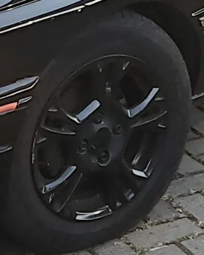 Jogo de rodas com pneus do new fiesta