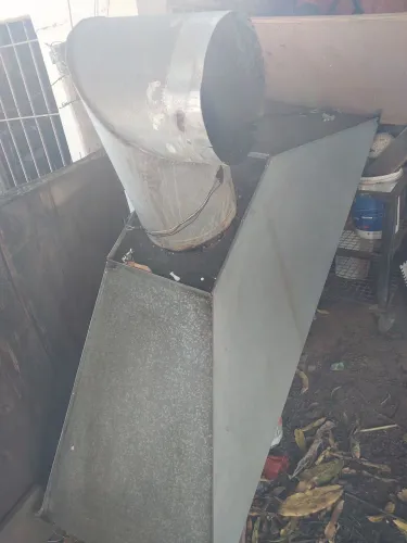 Coifa de zinco com motor