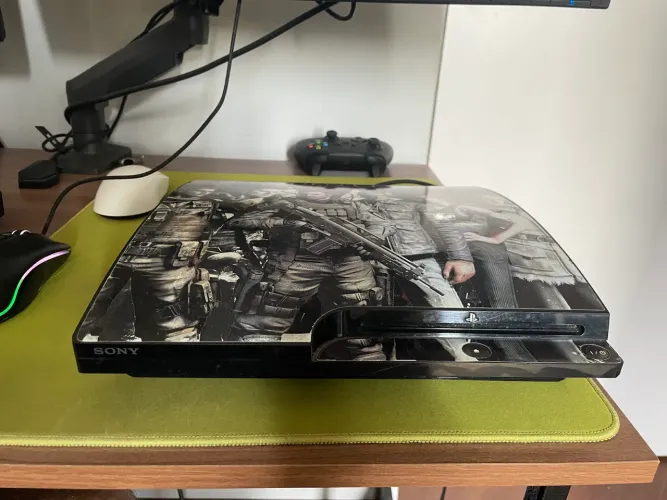 Ps3 Slim 500GB + jogos