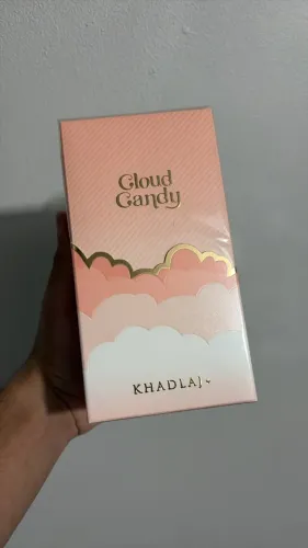 ?Perfume Arabe Cloud Candy Khadlaj  Original Doce Gourmand Feminino Longa Duração