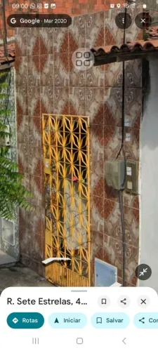Vendo duas casas, bairro aerolandia, rua sete estrela, branca 60, a de cerâmica 70,