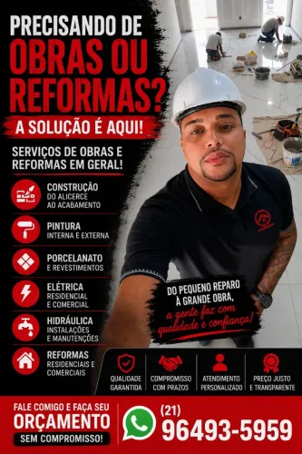 Pedreiro  - Ladrilheiro  - Impermeabilização - eletrica - Hidráulica 