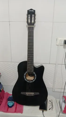 Violao tonante Eletroacustico cutaway 39'' corda em nylon