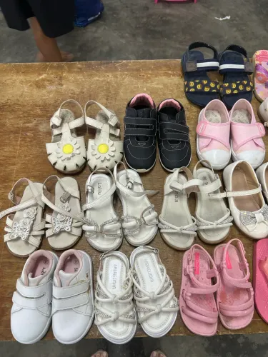 Lote sapato infantil menina