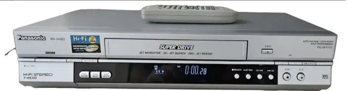 video cassete panasonic estereo