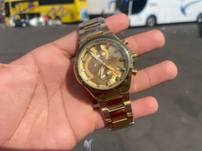 Relógios CASIO EDIFICE!! TODO FUNCIONAL!! Caixa de Aço!! PROMOÇÃO!!