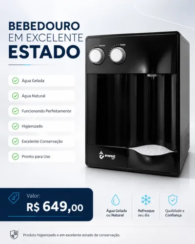 Purificador de Água Everest Star - Água Natural e Gelada