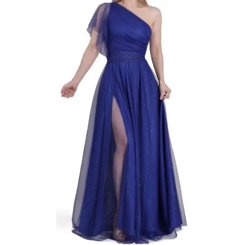 Vestido de Festa Azul Marinho