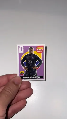 Figurinha EXTRA LEGEND copa 2026 - Moisés Caicedo 