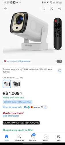 projetor magcubic hy310