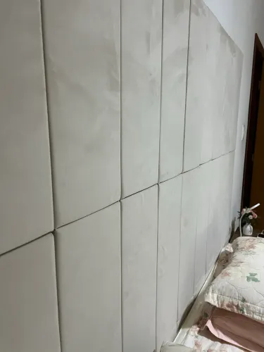 Cabeceira de cama de tecido (30 módulos) peças 