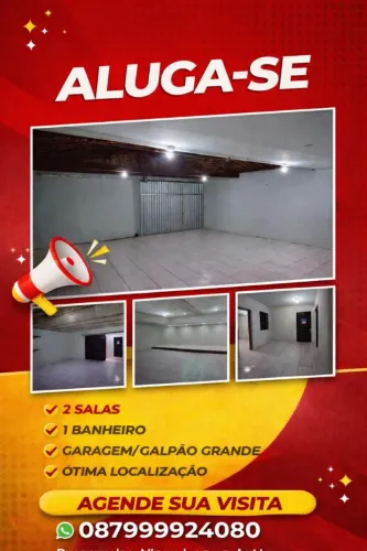 Galpao com banheiro , sala ....