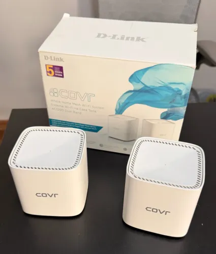 Roteador Mesh D-Link COVR-1100 AC1200 Dual Band - Kit 2 Unidades