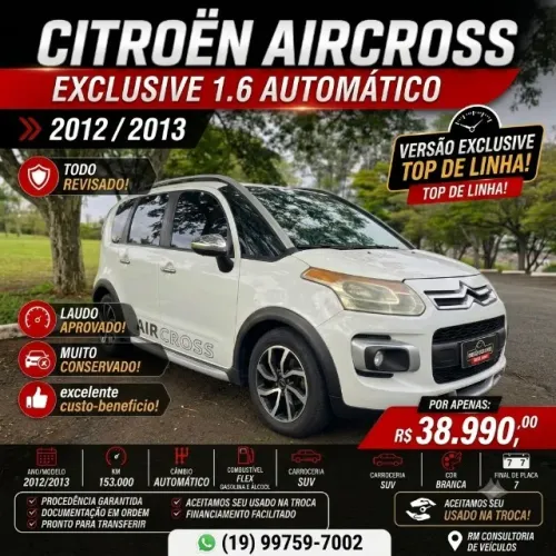 Citroen Aircross Exclusive 1.6 Flex 16V 5P Aut. 2013
