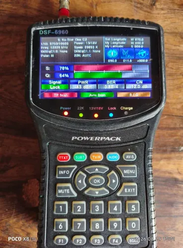 Sat link 6960 funcionando perfeitamente