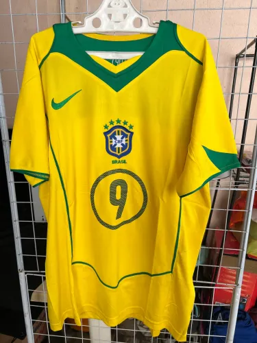Camisa Brasil 2004 Ronaldo fenômeno retro
