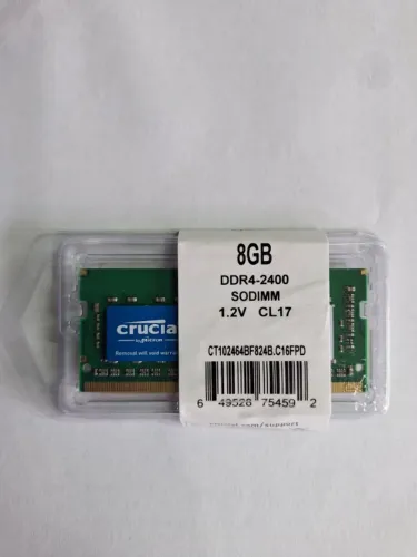 Memoria RAM DDR4 Crucial 8GB 2400MHz