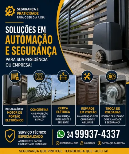 Portão eletrônico soldas reparos em geral