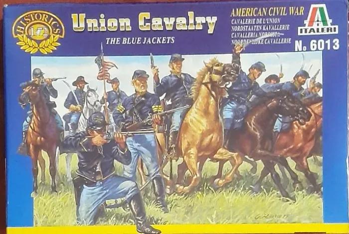 Figuras - 3 kit's - Cavalaria da União / Infantaria Confederada / Artilharia da União