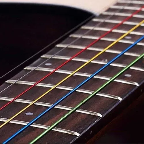Jogo de Corda de Aço para Violão - Cordas Coloridas