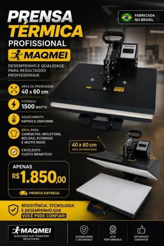 Prensa térmica DTF 40x60