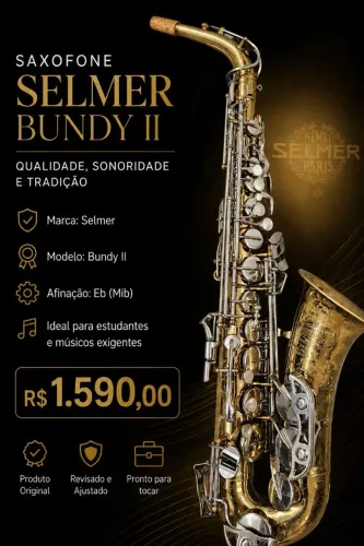 Sax Alto Vintage Selmer Bundy 2