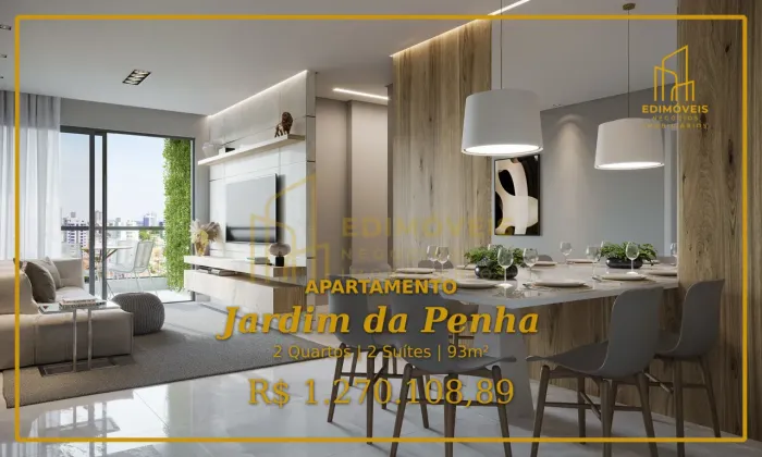 Viva com Estilo: Apartamento de 2 Suítes em Jardim da Penha