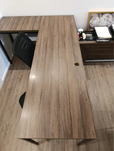 Vendo mesa ferro com Mdf