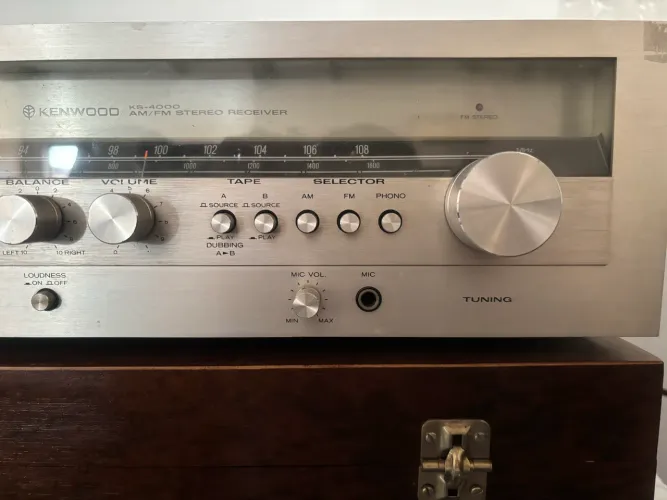 Receiver kenwood ks 4000 - muito raro