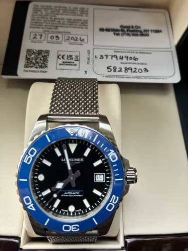 Longines Hydroconquest 39mm Novo